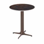 طاولة خدمة سيراميك دائري 4545 SHS-038S BROWN