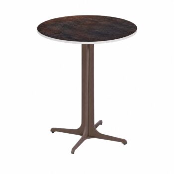 طاولة خدمة سيراميك دائري 4545 SHS-038S BROWN