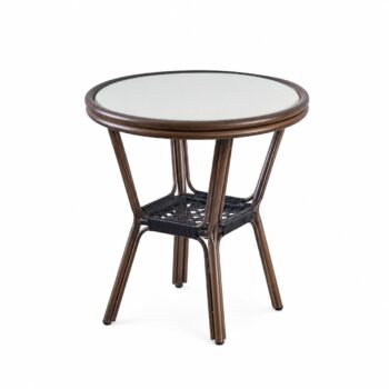 طاوله كافيه دائري T-988 WHITE 60*60