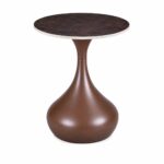 طاولة خدمة سيراميك دائري SHS-037S BROWN
