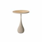 طاولة خدمة خشب مفرد 4545 HM635 BEIGE WOOD