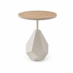 طاولة خدمة خشب مفرد 4545 HM634 BEIGE WOOD