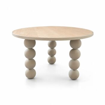 طاولة شاي خشب مفرد 8080 HM630 BEIGE WOOD