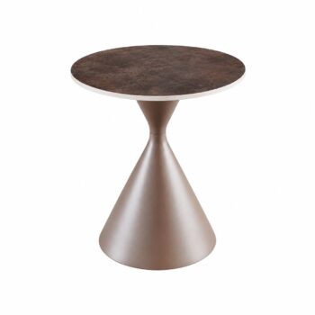 طاولة خدمة سيراميك دائري SHS-035S BROWN