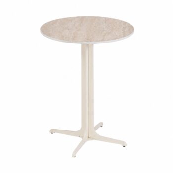 طاولة خدمة سيراميك دائري 4545 SHS-038S BEIGE