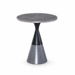 طاولة خدمة ميلامين دائري 5555 S08 GREY/BLACK