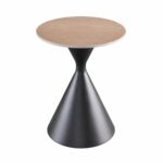 طاولة خدمة سيراميك دائري SHS-035S LIGHT BROWN