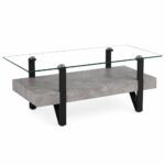 طاولة شاي مفرد QJ-495 L.CONCRETE
