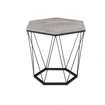 طاوله كافيه سيراميك سداسي 232 GREY