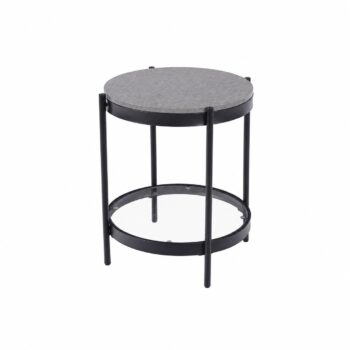 خدمه مفرد خشب زجاج دائري 4545 VPS-002 GREY