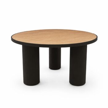 طاولة شاي خشب مفرد HM631 BLACK BROWN 8080
