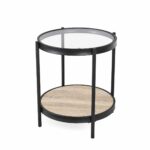 خدمه مفرد خشب زجاج دائري 4545 VPS-008 WOOD
