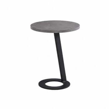 طاولة خدمة ميلامين دائري S03 DARK GREY
