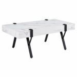 طاولة شاي مفرد QJ-440 WHITE.M