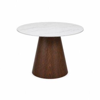 طاولة رخام دائري مفرد مقاس 120 HT-004 BROWN