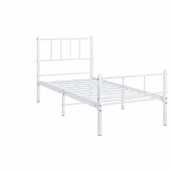 سرير حديد مقاس 90*190 WHITE 3923