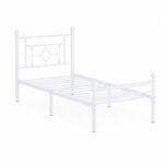 سرير حديد مقاس 90*190 WHITE 3919