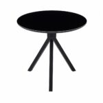 طاولة كافيه بديل سيراميك دائري T-02 BLACK 70*70