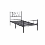 سرير حديد مقاس 90*190 BLACK 3927