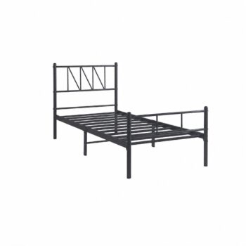 سرير حديد مقاس 90*190 BLACK 3927