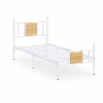 سرير حديد مقاس 90*190 WHITE 3921