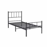 سرير حديد مقاس 90*190 BLACK 3923