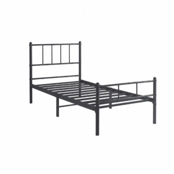 سرير حديد مقاس 90*190 BLACK 3923