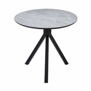 طاولة كافيه بديل سيراميك دائري T-02 GREY 80*80