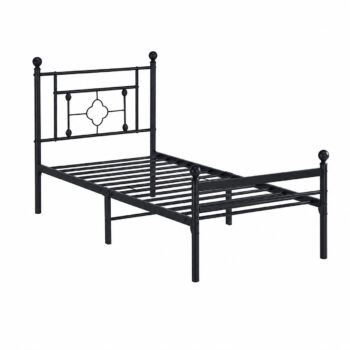 سرير حديد مقاس 90*190 BLACK 3919