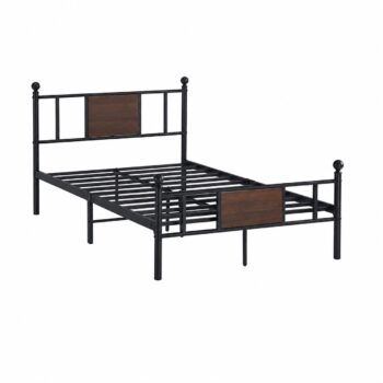 سرير حديد مقاس 120*190 BLACK 3922