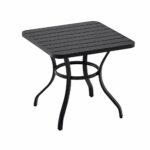 طاوله كافيه مربع F08 BLACK 70*70
