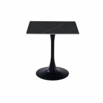 طاولة كافيه سيراميك مربع 70*70 TX-003 BLACK
