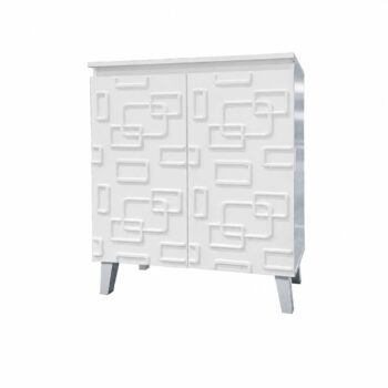 دولاب جزمه ماليزي 76سم SC-051 WHITE