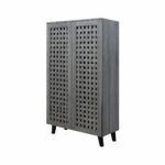 دولاب جزمه ماليزي 2باب  SC-815 GREY