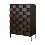 دولاب جزمه ماليزي 2باب SC301 DARK BROWN