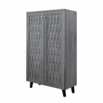 دولاب جزمه ماليزي 2باب  SC-816 GREY