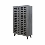 دولاب جزمه ماليزي 2باب SC-817 GREY