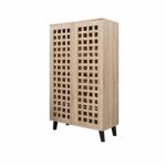 دولاب جزمه ماليزي 2باب SC-817 WOOD
