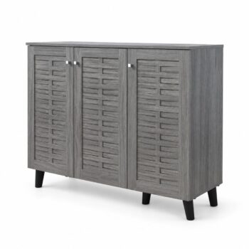 دولاب جزمه ماليزي 3باب SC-1223 GREY