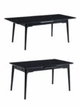 طاولة طعام مفرد OKT-3003 S.BLACK 140-40*80*77