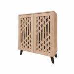 دولاب جزمه ماليزي 2باب 80 سم SC001 WOOD
