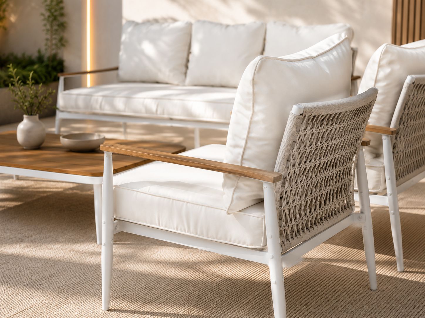 طقم كنب خارجي 7 شخص WHITE&BEIGE 212347 - 8200143 - صورة 3.jpg طقم كنب خارجي 7 شخص WHITE&BEIGE 212347 - درة السجايا