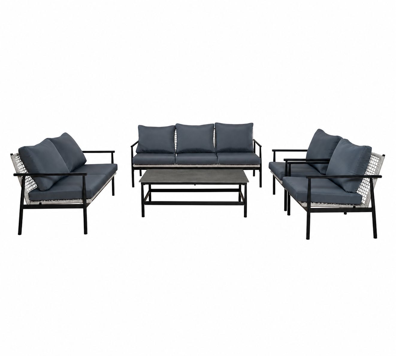 طقم كنب خارجي 7 شخص KZ-1006 BLACK - 8200137 - صورة 1.jpg طقم كنب خارجي 7 شخص KZ-1006 BLACK - درة السجايا