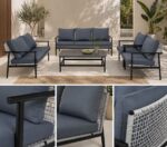 طقم كنب خارجي 7 شخص KZ-1006 BLACK – 8200137 – صورة 1.jpg