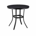 طاوله كافيه دائري F14 BLACK 80*80