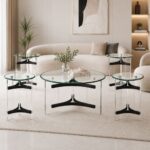 طقم اكرليك زجاج 1+4 BLACK 3019-1 – 7100072 – صورة 1.jpg