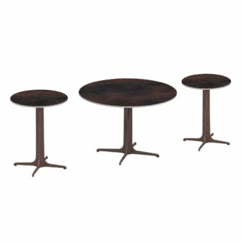 طقم شاي سيراميك دائري 1+2 SHS-038 BROWN