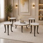 طقم شاي سيراميك دائري CE-005 GOLD 1+4 – 7500036 – صورة 1.jpg