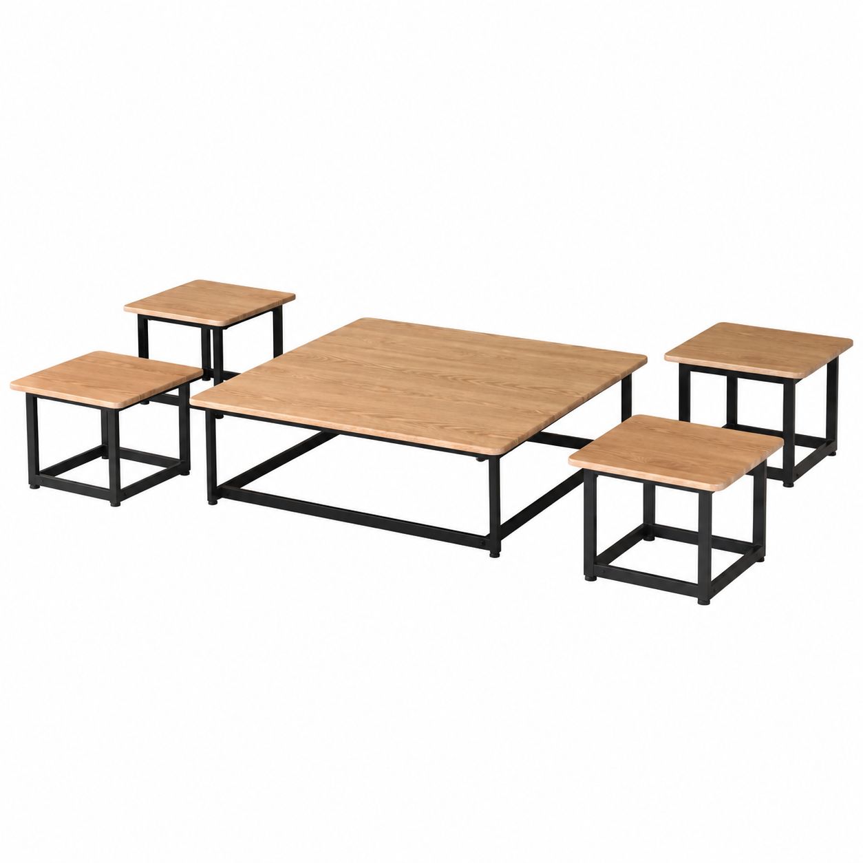 طقم شاي خشب ارضي 1+4 TS109 WOOD - 7300046 - صورة 9.jpg طقم شاي خشب ارضي 1+4 TS109 WOOD - درة السجايا