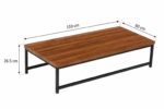 طقم شاي خشب ارضي مستطيل 1+4 TS115 BROWN B – 7300197 – صورة 1.jpg